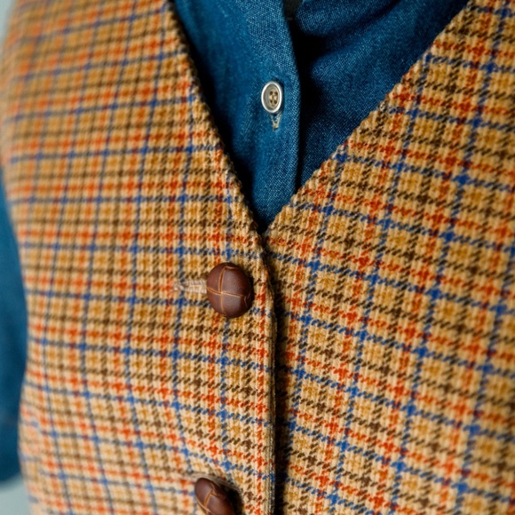Vintage 80's Lizsport Tweed Vest - Picture 6 of 16
